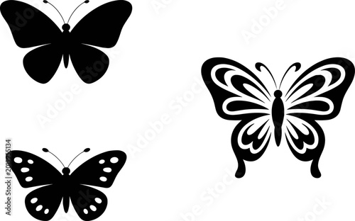 Butterfly ,Butterfly eps , Butterfly Bundle  Files, Butterfly  Layered eps, Butterfly Files for Cricut, Butterfly Clipart, Butterflies, Silhouette
Butterfly Silhouette SVG Cut File: Spring Wedding Cli