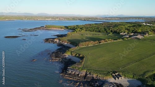 Scenic Welsh coastline near Holyhead port