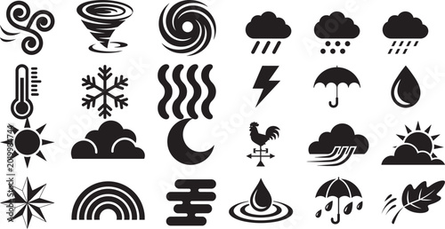 Photos Modern minimal weather climate forecast meteorology environment natural phenomen