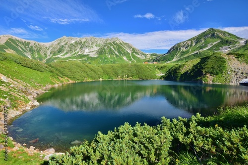 絶景の立山連峰　夏景色