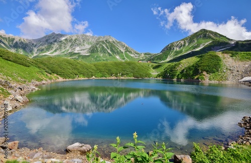 絶景の立山連峰　夏景色