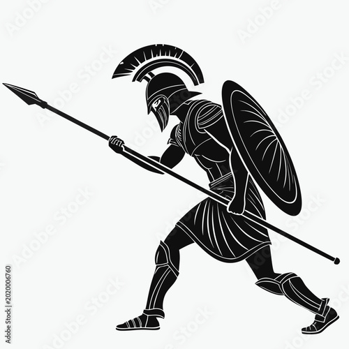 vector illustration of a witch with broom