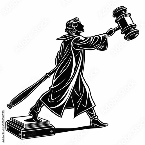 justice gavel and law