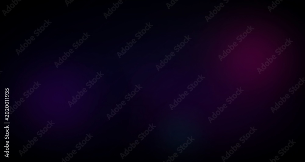 Obraz premium Vibrant purple and pink gradient background with dark tones and colorful bokeh effect