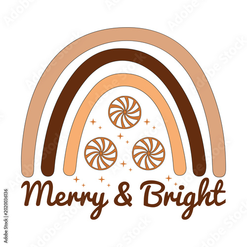 Christmas Rainbow Sublimation