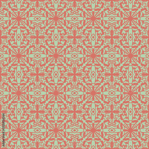 Seamless vintage damask floral pattern vector illustration for elegant wallpaper ornament and fabric design background