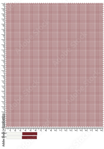 Seamless dusty rose plaid pattern with soft grid lines. Faded vintage checkered background in pastel pink and taupe for textile, wallpaper, and scrapbooking.