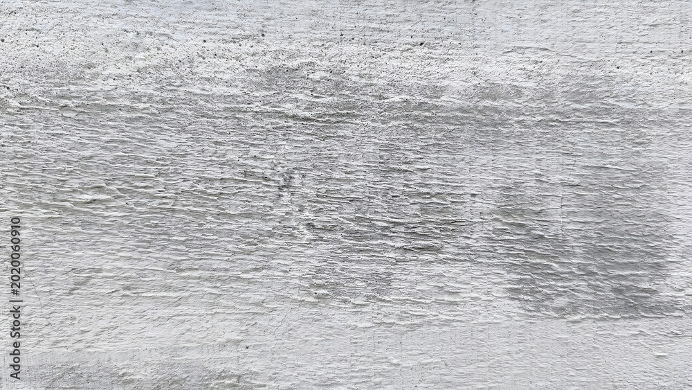 Fototapeta premium Light Gray Rough Concrete Wall Texture Background with Horizontal Weathered Pattern