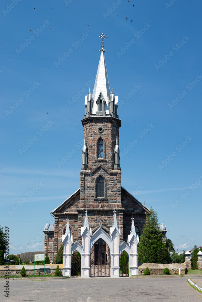 Fototapeta premium Old church in Lipnishki, Belarus