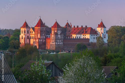 Medieval castle in Mir, Belarus