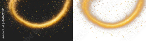 Golden Dust Splashes Glitter Glow Sparkle Overlay For Design PNG Transparent