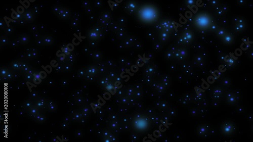 Abstract digital particles background animation with modern colors