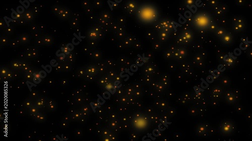 Abstract digital particles background animation with modern colors