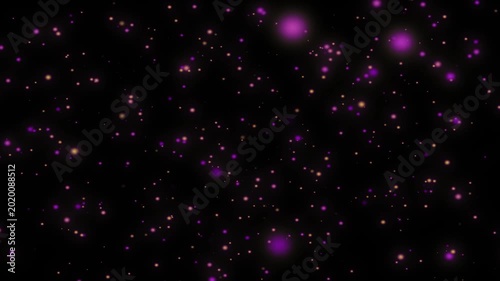 Abstract digital particles background animation with modern colors