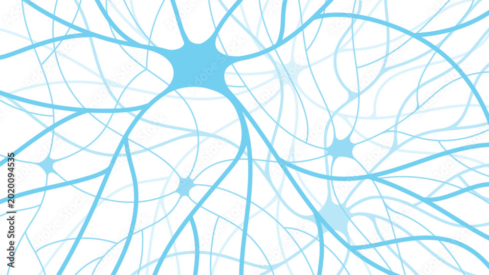 Fotografie Abstract neuron structure