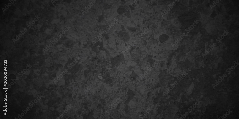 Obraz premium Distressed rough Black wall texture wall grunge backdrop background. dark concrete floor old wall grunge background. black concrete wall, grunge stone texture background.