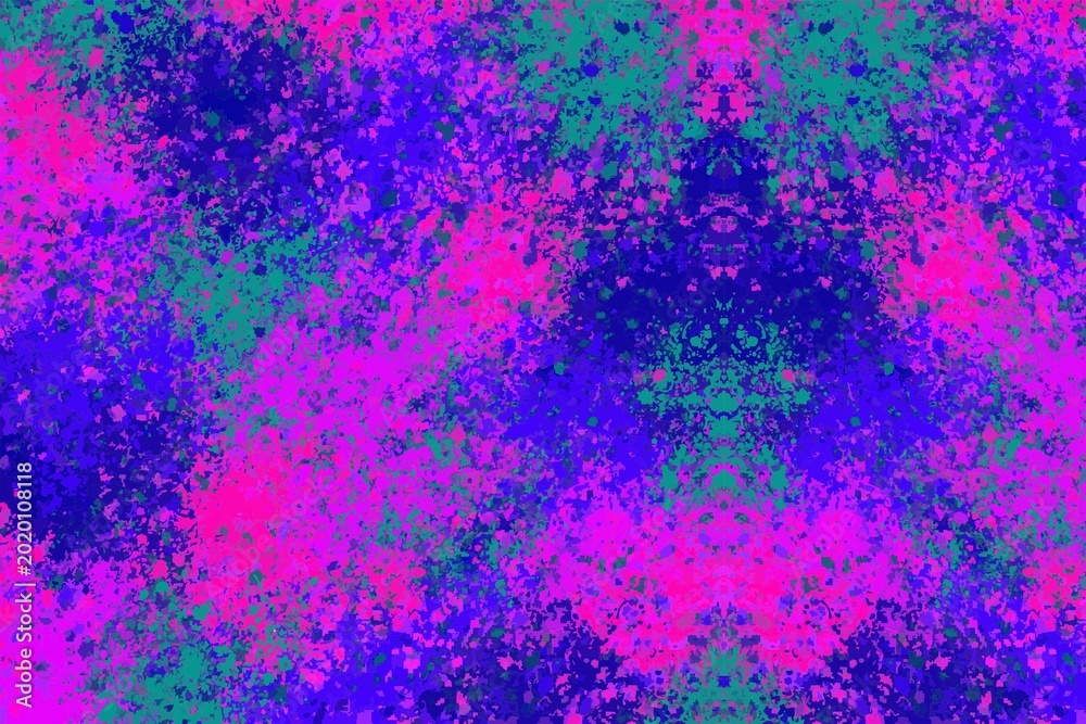 Fototapeta premium Vibrant purple pink green abstract background