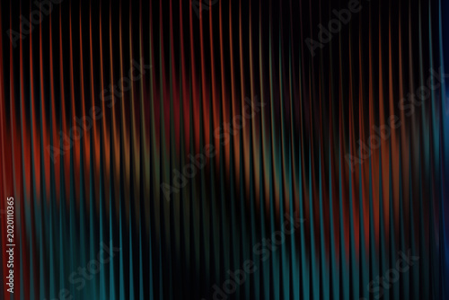Foto Colorful abstract rainbow wave lines background with digital spectrum pattern an