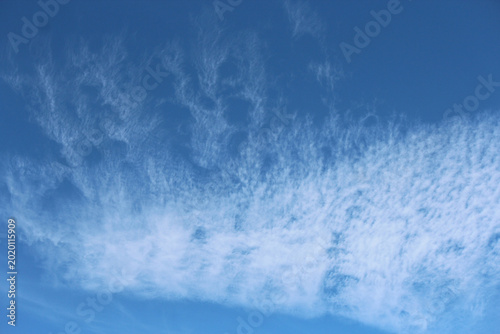 Photos winter clouds of strange appearance and shape