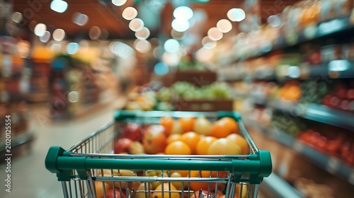 Grocery Cart Fresh Produce