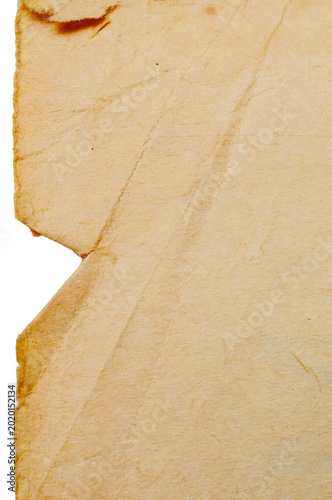 Canvastavla Detailed view of a weathered parchment surface, showcasing its fibrous texture,