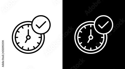 Εκτύπωση καμβά Present  White Icon Set Design