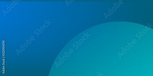 Abstract Blue fluid gradient Geometric banner design background.