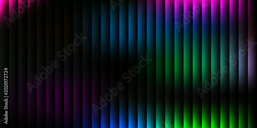 Vertical light streaks abstract background dark