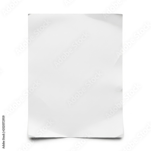 Plain white square frame border on clean background