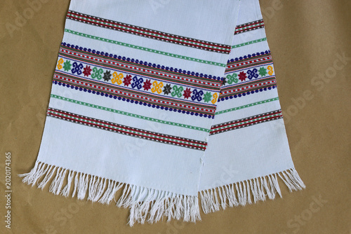 Konstfotografi National ornament on Ukrainian embroidery