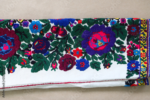 Photos National ornament on Ukrainian embroidery