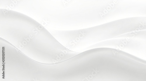 Pure White Minimal Curve Abstract Background with Subtle Clean Dimensional Elegant Design