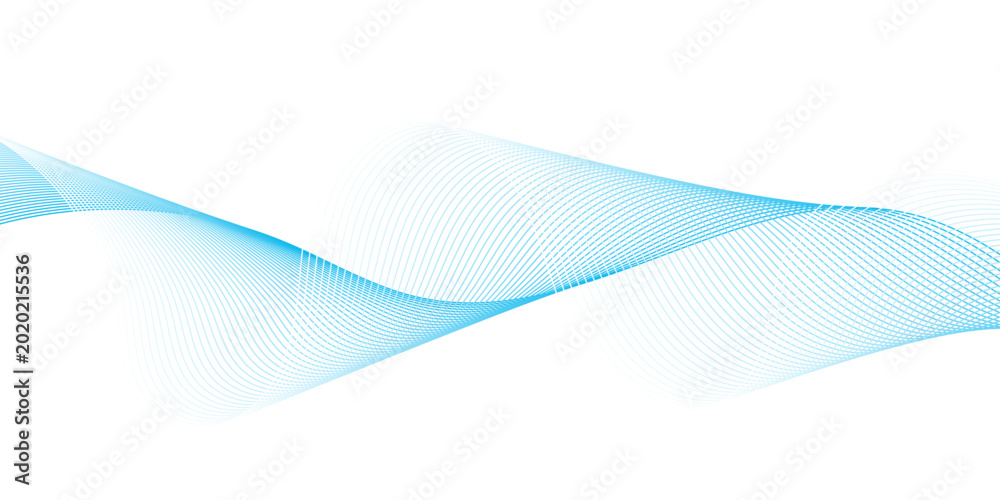 Valokuva Abstract blue wave background