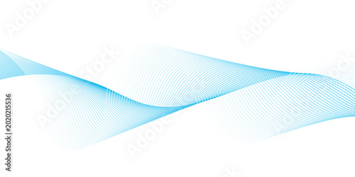 Valokuva Abstract blue wave background