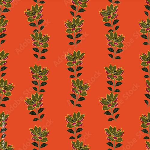 Seamless floral pattern, ditsy flower pattern, fabric print in elegant style on light background, blue timeless floral, small soft ditsy flower. Surface design for home textile, wallpaper pattern, fab
