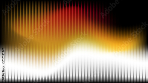 Abstract colorful background vector illustration featuring a bright orange wave design with light energy and futuristic motion curves