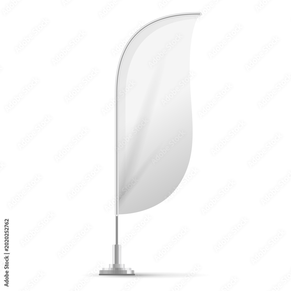 Photos White convex flag