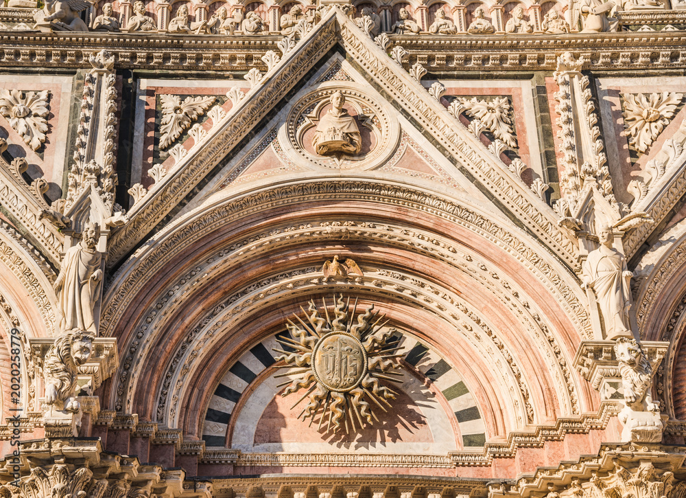 Fototapeta premium Siena Cathedral Duomo di Siena, Tuscany, Italy.