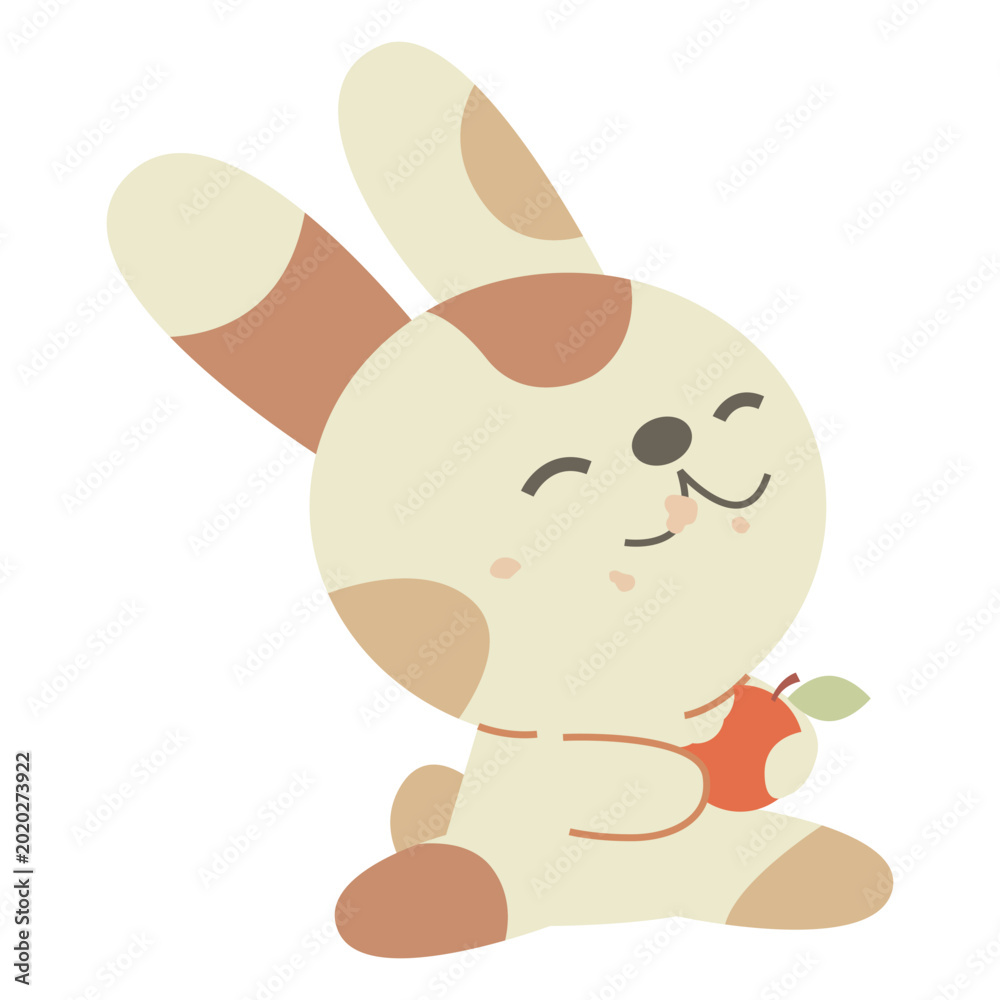 Φωτογραφία Cute self esteem bunny character