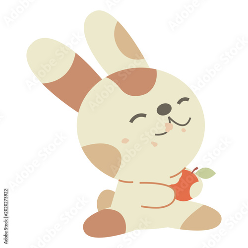 Φωτογραφία Cute self esteem bunny character