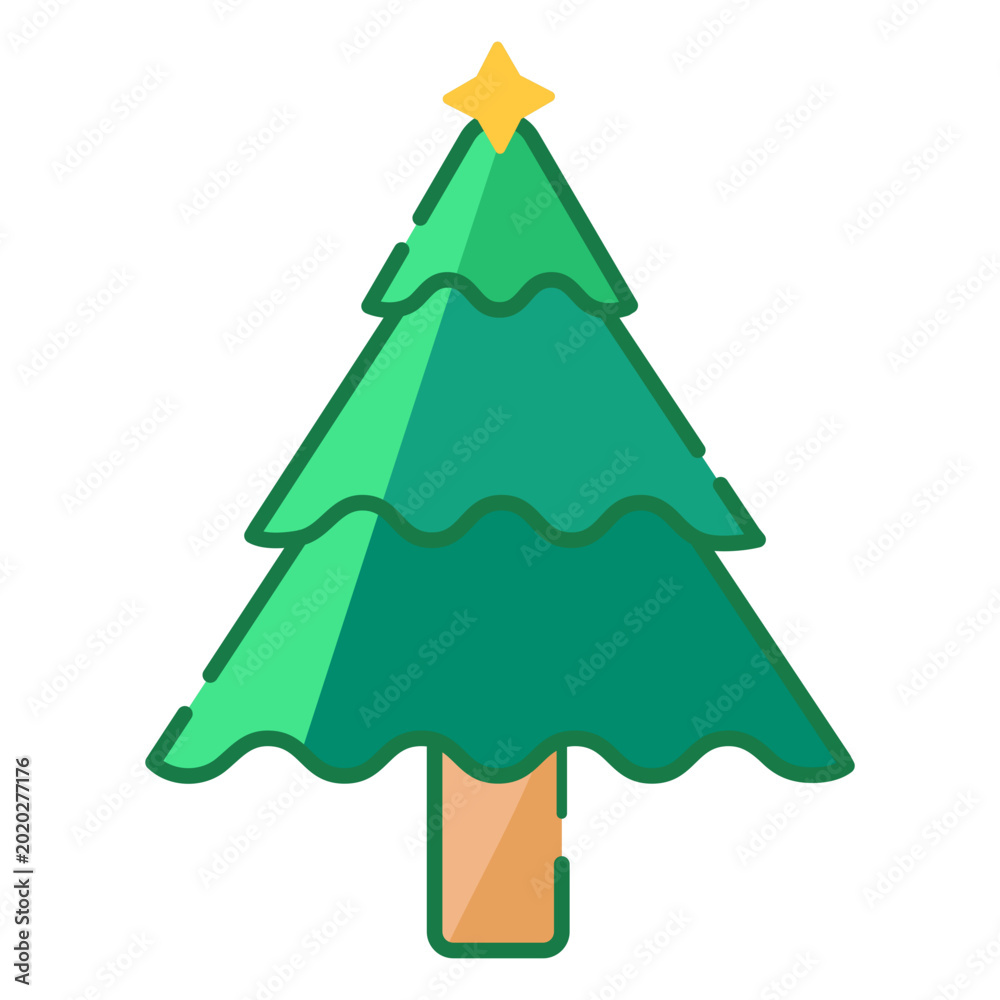 Fototapeta premium Pine tree for christmas