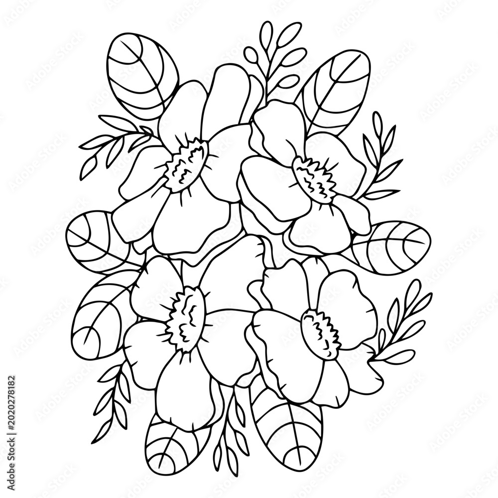 Ταπετσαρία Beautiful flower design with magnificent petals