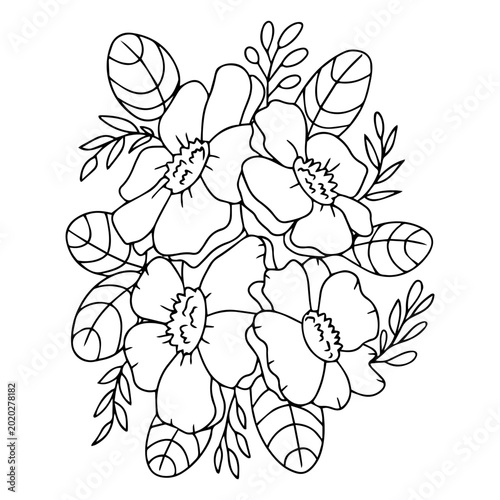 Εκτύπωση καμβά Beautiful flower design with magnificent petals