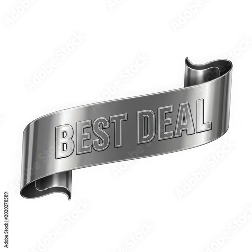 Metal clamp on a silver surface