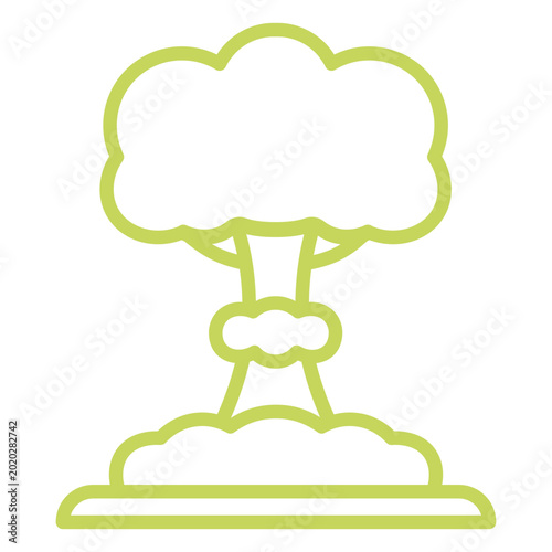 Photography Atomic detonation stroke image