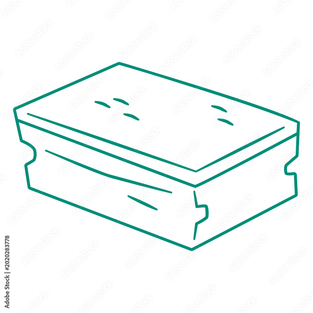 Fotografi Sponge cleaner stroke design
