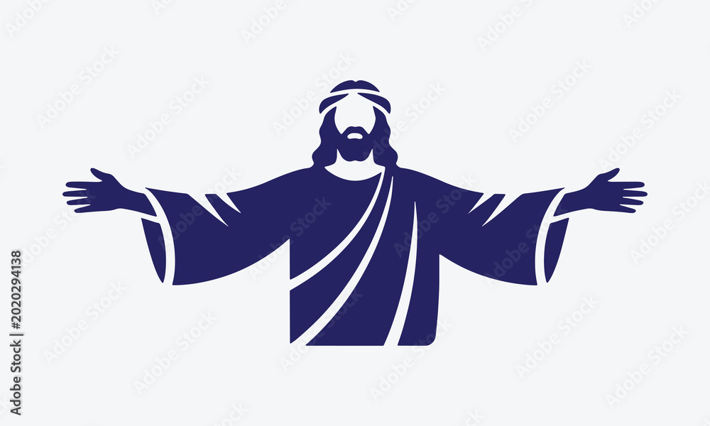 Φωτογραφία Jesus Christ silhouette illustration