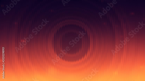 Abstract gradient background with circular motion blur effect, orange and purple colors