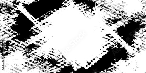 Картината върху платно Distressed black and white grungy texture background with grainy overlay and vintage weathered effect for digital art, high contrast gritty marble surface with scratches and antique dust patterns