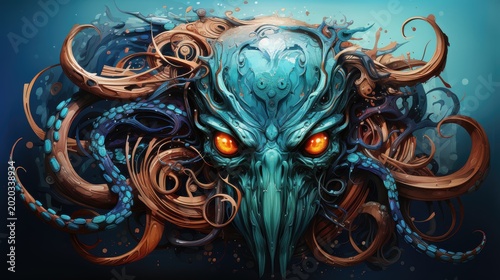 Chimera Current: Dragon-Octopus-Bird Hybrid